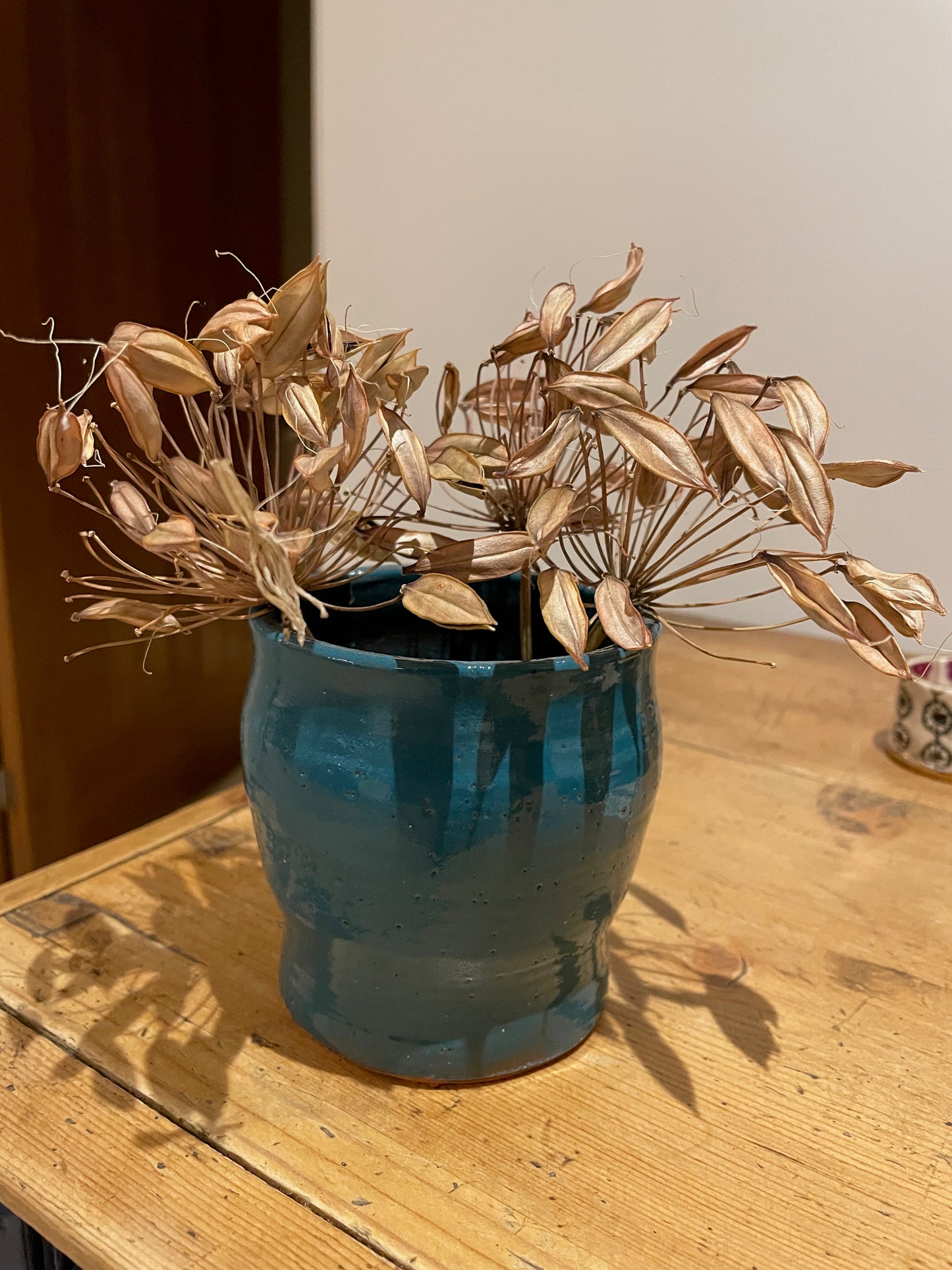 Handleless hand thrown mug