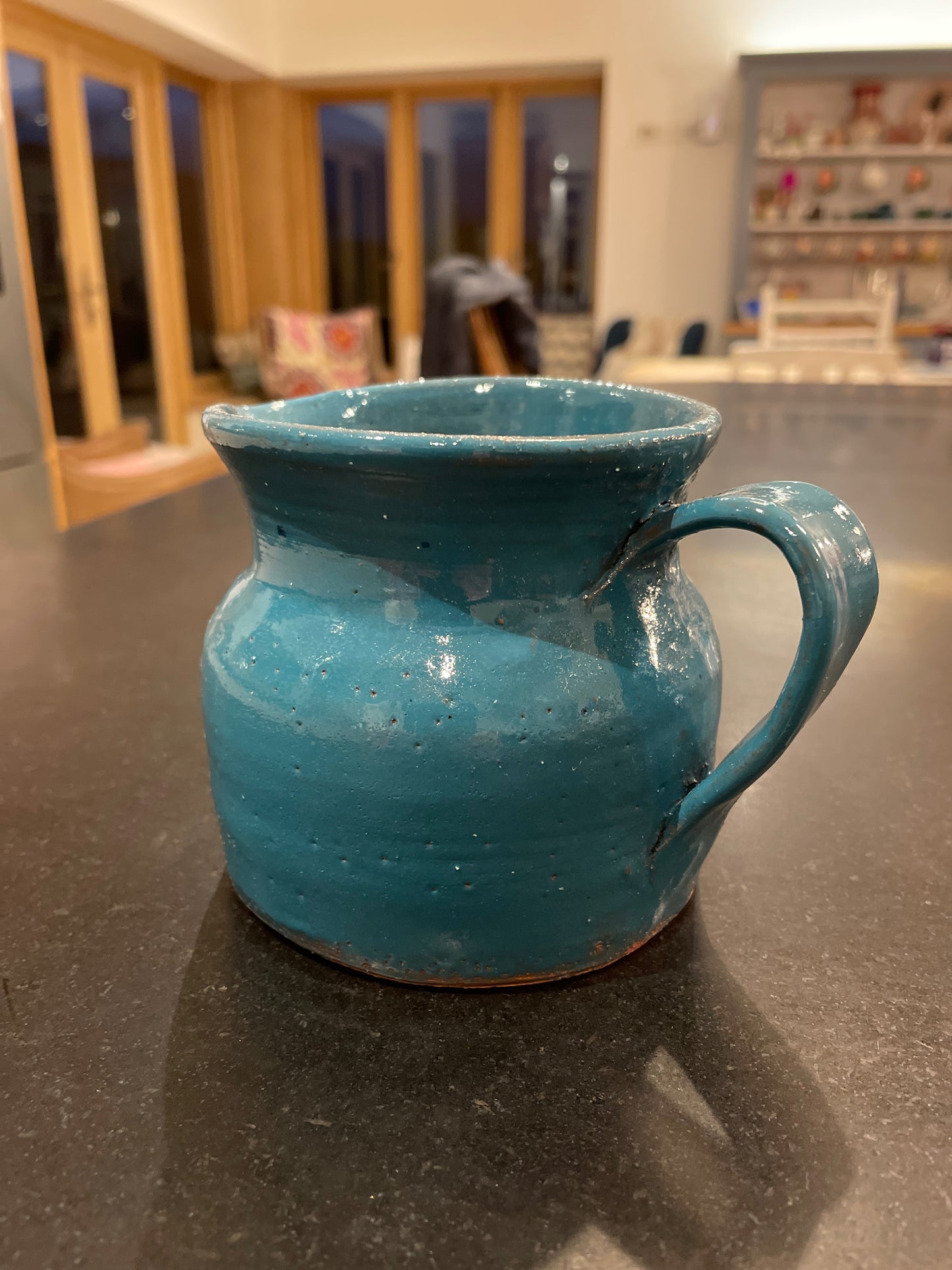 Hand thrown jug