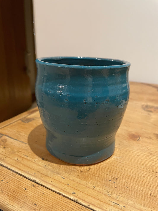 Handleless hand thrown mug