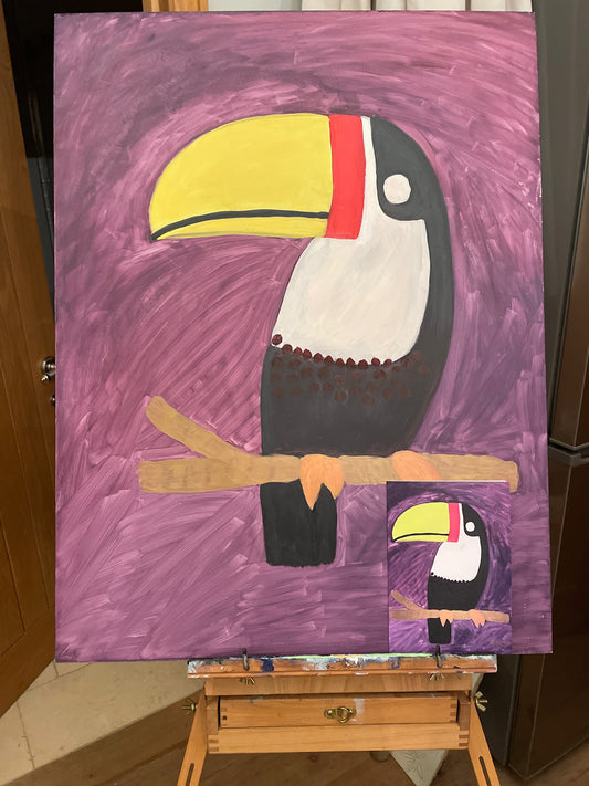 Toucan greeting card