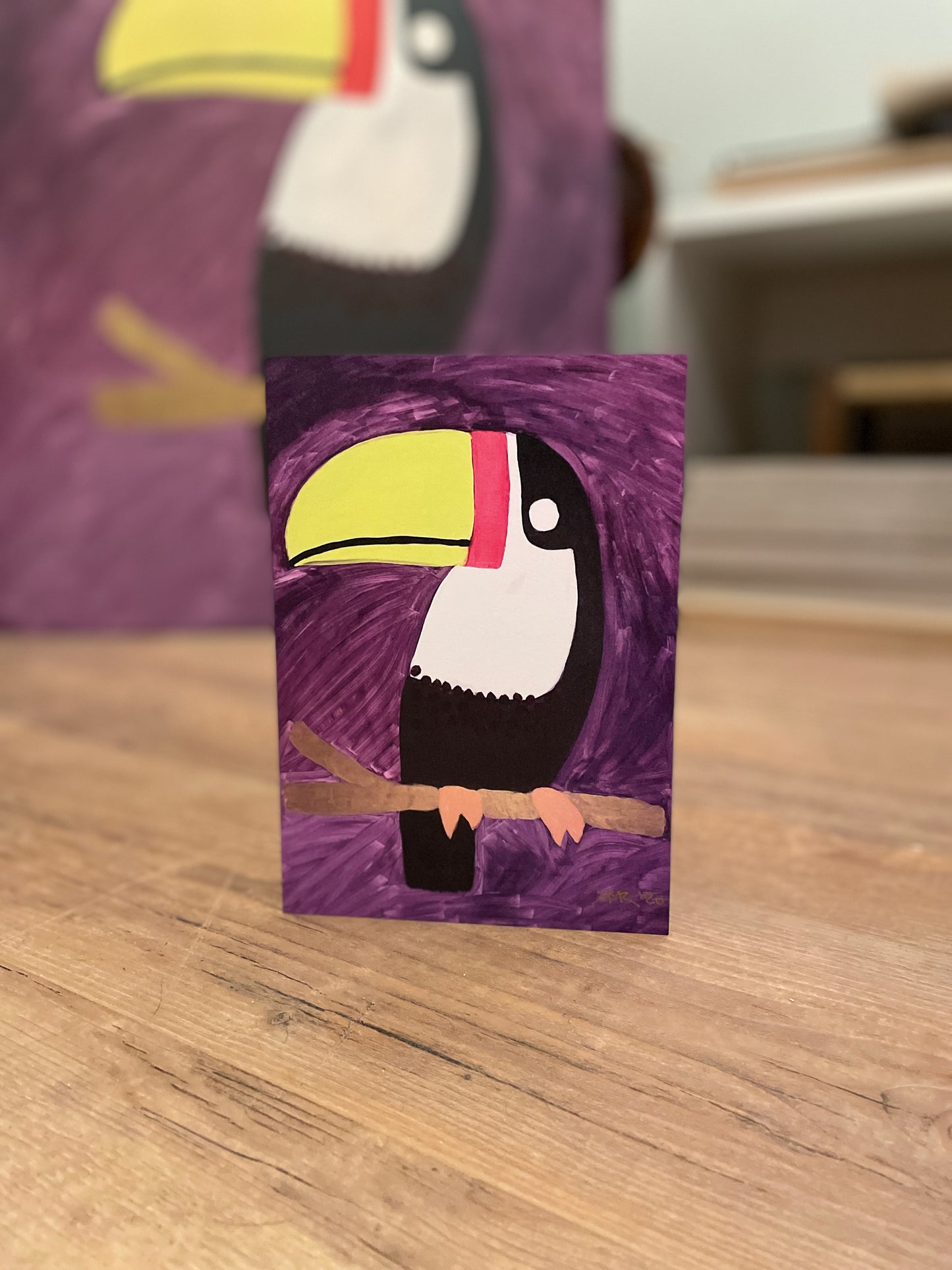 Toucan greeting card