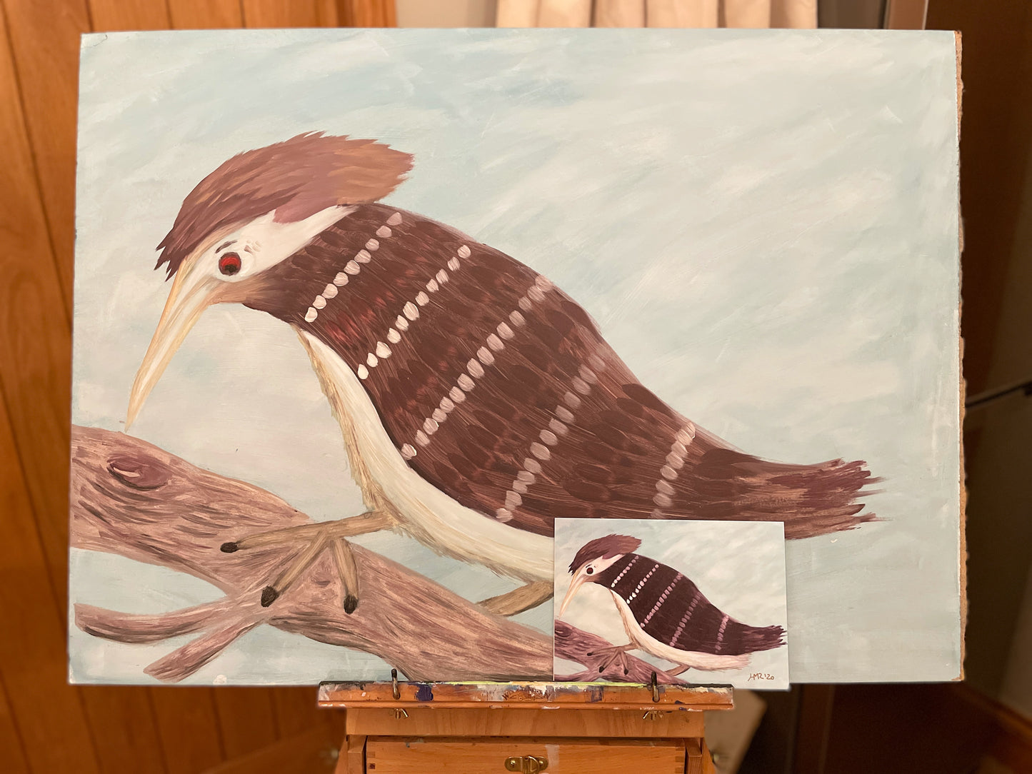 Woodpecker greeting card