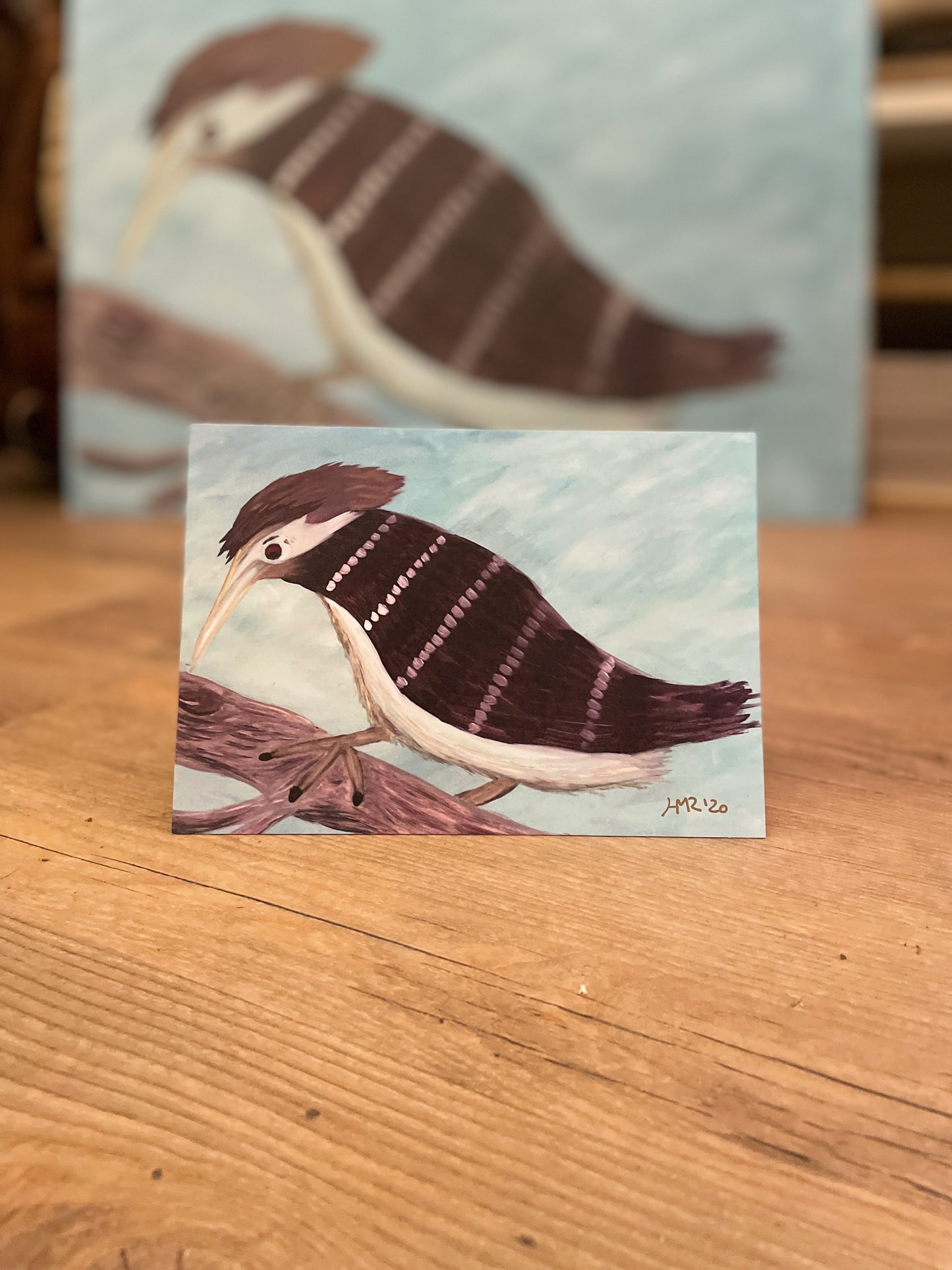 Woodpecker greeting card